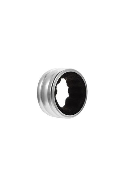 Choice Blue Stainless Steel Wine Bottle Collars Drip Ring Velvet Lined Anti-overflow Wine Drip Catcher For
