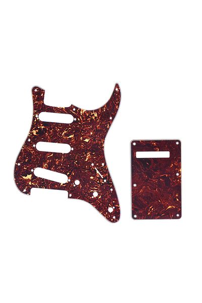 Choice Pick Guard Tortoise Red Guitar Pick Guard Back Plate With 20pcs Screws For Stratocaster Strat Style
