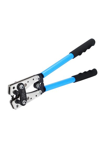 Choice Hx-50b Battery Cable Lug Crimping Tool 10-1 Awg With 60pcs 8 Sizes Copper Lugs Heavy Duty Wire Crimp