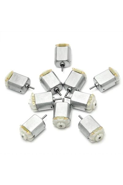 AOKIN 10 Pcs 10pcs 130 Micro Dc Motor 3v-6v 8000rpm Miniature Electric Motor Four-wheel Motor Small Diy To