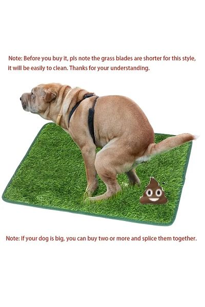 Choice 46x71cm Forest Green Artificial Grass Dog Potty Pad - Easy To Clean, Odor Resistant,indoor/outdoor P