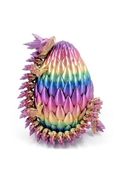 Choice Multi-colored Dragon Egg, Lava Dragon Eggs With Base Ornaments, Handmade Sculpture Resin Crystal Dra