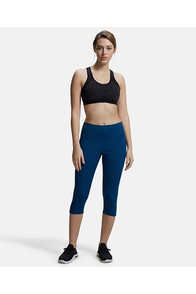 JOCKEY Power Back Padded Active Bra 1380-01 Black