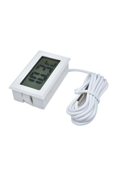 Choice 1m White Fy-10 Lcd Digital Thermometer Temperature Sensor Temperature Tester Detector Monitor With 1