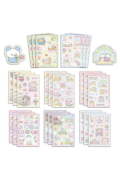 Choice 8pcs 8pcs Spring Day Travel Stickers Diy Exquisite Handbooks Materials Phone Cases Laptop Suitcases