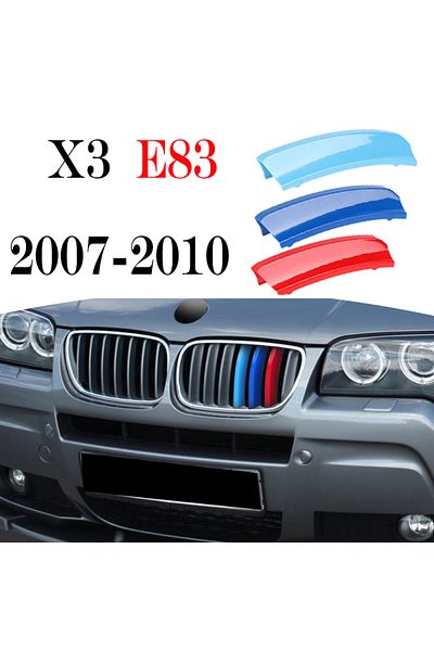 Choice E83 07-10 3pcs Car Grille Trim Strip For Bmw X3 E83 F25 G01 2003 2004 2005 2006 2007-2020 Racing Gri