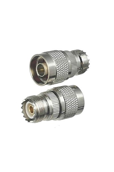 Choice 1pcs Connector Adapter N Male Plug to UHF SO239 Female jack RF Coaxial Converter Straight New