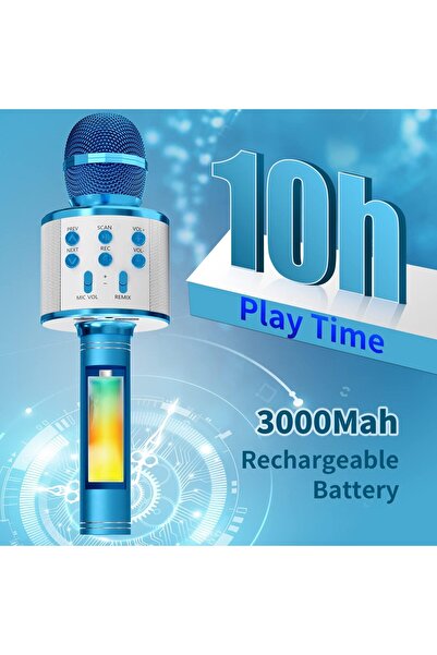 AWH Kids Bluetooth Karaoke Microphone – Wireless, Portable Singing Toy for Boys & Girls
