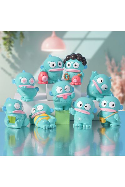 Choice 8pcs Mermaid Hangyodon Blind box Big Mouth Fish Anime Figure Desktop Decoration Student Surprise ...