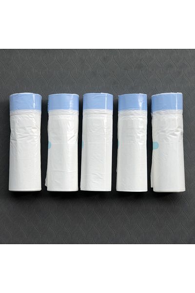Choice Rubbish Bag 5 Rolls Heavy Duty Cat Litter Box Liners For Tonepie Self-cleaning Box - A Perfect Fit P
