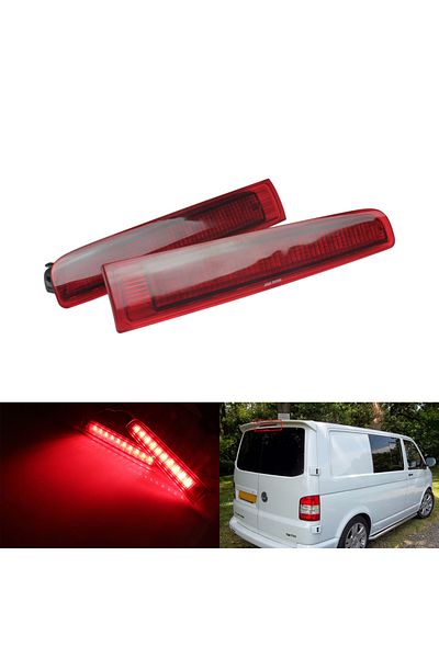 Choice Red Angrong 1 Pair Led High Level Third Brake Stop Light Lamp For Vw T5 T6 Transporter Caravelle 03-