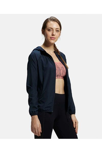 JOCKEY Move Women Hoodie MW50-01 Blue