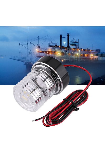 Choice A 12v Marine Boat Yacht Navigation All Round 360° White Led Anchor Light Waterproof