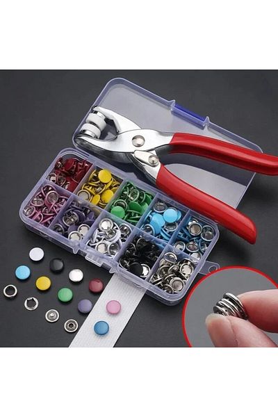 Choice 50 Sets Color 50 Five Claw Buckle Clamp Set Baby's Clothes And Shoes Invisible Color Metal Buckle Sh