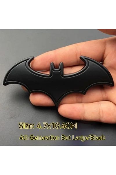 Hot Toys Fourth G - Black-l Dc Comics Batman Car Accessories Sticker Styling Metal 3d Multicolor Auto Car Tru