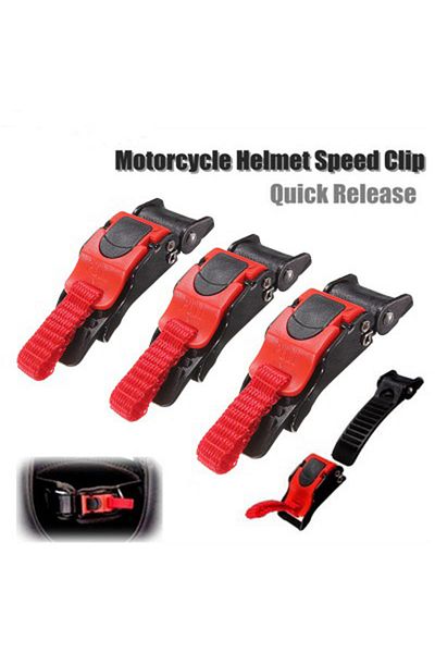 Choice Adjustable 9 Gear Motorcycle Bike ATV Helmet Chin Strap Speed Sewing Clip Quick Release Buckle Mo...