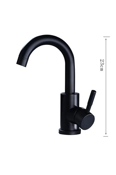 Choice Black A Black Nickel Bathroom Basin Faucet 304 Stainless Steel Hot Cold Wash Mixer Crane Tap 360 Rot