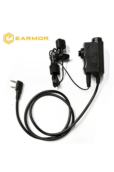 Choice محول PTT EARMOR M52 Airsoft Push To Talk سماعة اتصالات تكتيكية PTT Kenwood لسماعات الأذن...