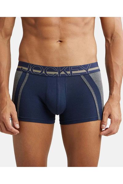 JOCKEY Zone Stretch Fashion Trunk US21-01 Blue