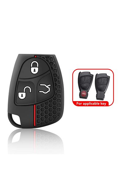 Choice 3 Buttons Silicone Cover For Mercedes Benz B C E ml S Clk Cl 2/3 Buttons Rubber Skin Remote Key Fob
