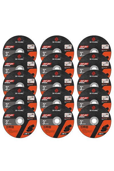 SI FANG Sifang 15pcs 3inch Resin Cutting Disc Cut Off Wheel Angle Grinder Disc Slice Fiber Reinforced For...