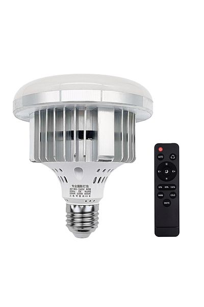 Arealer Light Bulb 85w Led Light Bulb 3200k-5500k Bulb Energy-saving Adjustable Brightness E27 Mount With Re