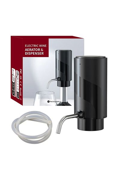 Choice Blue Rechargeable Electric Wine Aerator Dispenser Automatic Wine Decanter Intelligent Electric Wine