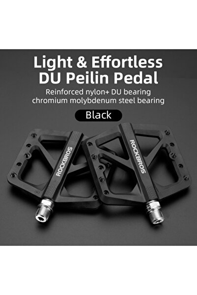 Choice دواسات دراجة ROCKBROS M906-BK RKBROS مصنوعة من النايلون، مزودة بمحامل ...