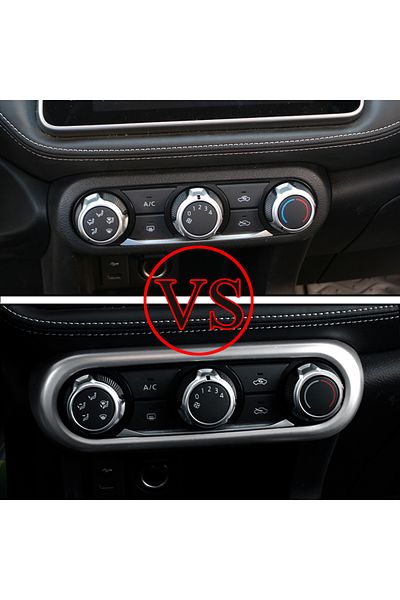 Choice ABS Car Center Console Air Conditioning AC Switch Button Panel Frame Sticker Cover for Nissan Kic...