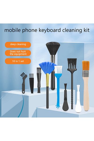 Choice 10 Pcs PC Laptop Keyboard Cleaning Brush Kit Small Tools Car Phone Dust Brushes Dust Cleaner Shav...