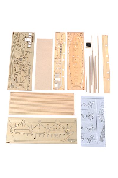 Choice 1:100 Halcon Wooden Sailing Boat Model DIY Kit Ship Assembly Decoration Gift