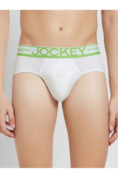 JOCKEY ملابس داخلية رياضية SP05-01 باللون الأبيض