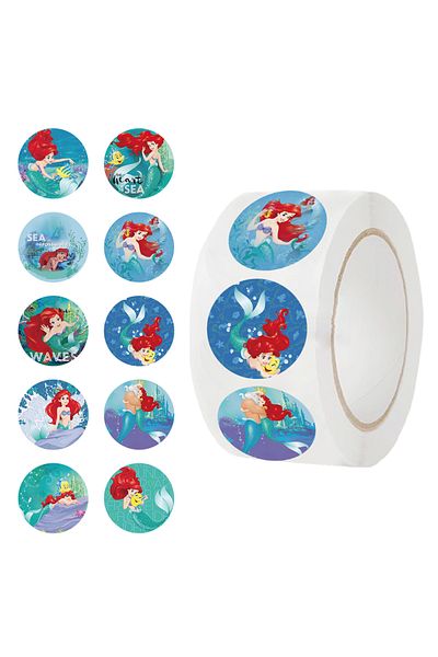 Choice 500pcs 500pcs/roll Cute Mermaid Graffiti Stickers Aesthetic Bicycle Helmet Scrapbooking Laptop Phone