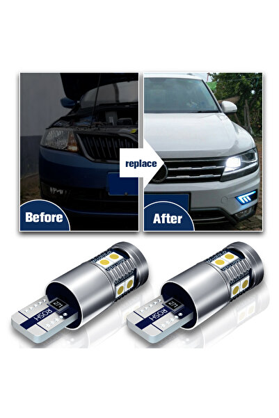 Choice White Tucson 2004-2013 2pcs LED Parking Light Clearance Bulb Canbus Accessories For Hyundai Tucson 2