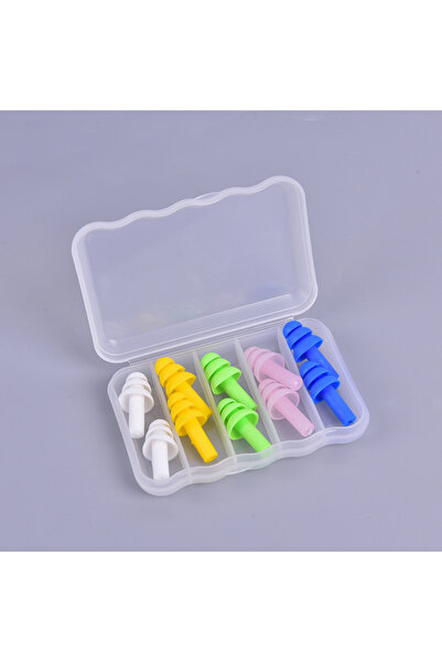 Choice colorful 5 Pairs Silicone Ear Plugs Sound Insulation Ear Protector Anti Noise Snore Comfortable Slee