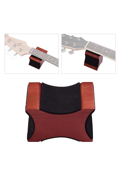 Choice 1pcs Guitar Neck Rest Support Pillow Mahogany Material 2 Usage Height Luthier Tool For Electric Acou