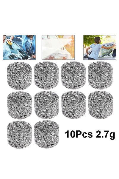 NIGHTKIST 10Pcs 2.7 Grams Foam Lance Mesh Filters Stainless Steel Tablet Replacement Filter Generator Acces...