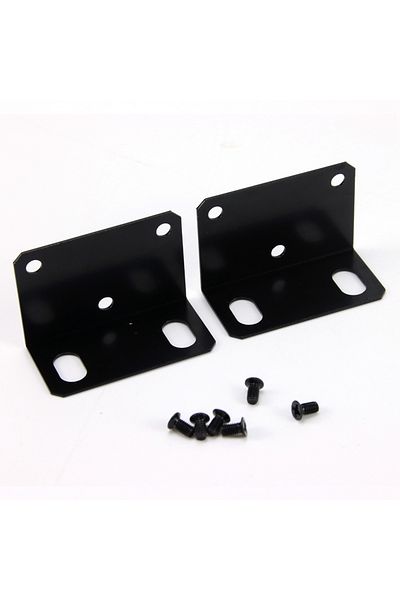 Choice New 1 set Metal 1U 19" Rack Mount ear Mounting jointing with screw cap for frame box High Qulaity...