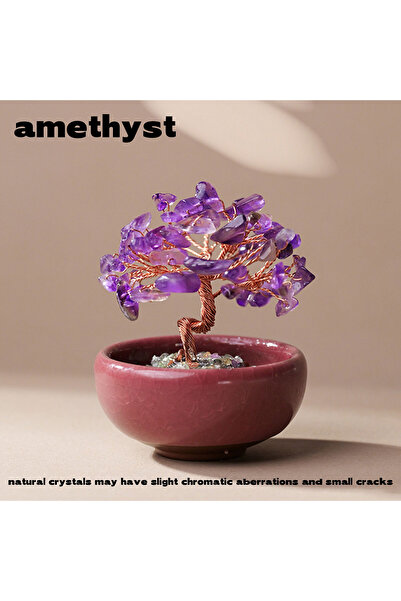 Choice قطعة واحدة من الجمشت، قطعة واحدة من شجرة الكريستال الطبيعي، شجرة مصنوع...