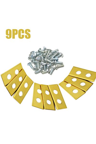 Choice 9pcs 9 / 18 / 30pcs Lawn Robot Blade Plating Lawn Mover Replacement Blade For Worx Landroid Robot Mo