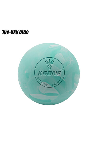 Choice كرة تدليك يوغا قطعة واحدة بلون أزرق بحيرة، كرة تدليك اللفافة، كرة صلبة...