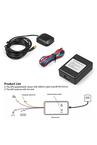 Choice محول مستشعر عداد السرعة العالمي GPS لمقياس السرعة للسيارة والشاحنة والقارب GPS