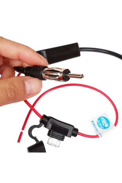 Choice Universal Practical FM Signal Amplifier Anti-interference Car Antenna Radio Universal FM Booster ...