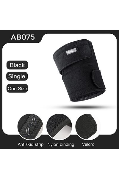 Choice Ab075-bk Adjustable Compression Thigh Brace Knee Support Leg Sleeve Upper Leg Wrap For Women Men Mus