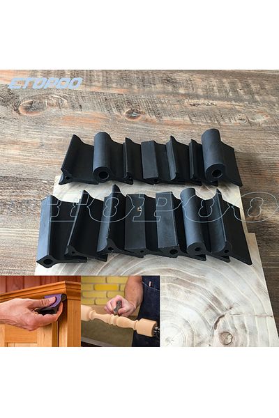 Choice 14pcs Set Woodwork Or Leather Polishing Pad, Profile Contour And Angle Sanding Grip Pack Woodwork...