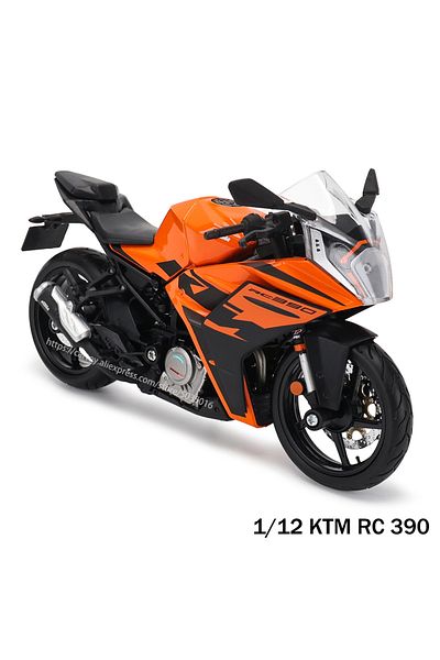 Maisto KTM Rc 390 1:12 KTM Series KTM Rc 390 690 Duke 1290 محاكاة موتوكروس سبائك معتمدة من MOT