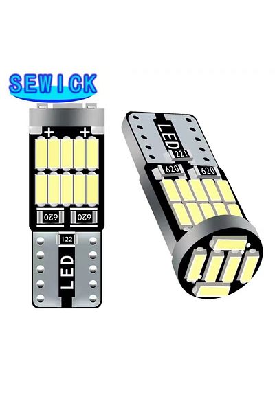 Choice 100 قطعة T10 W5w 194 501 Led Canbus No Error مصباح داخلي للسيارة T10 26SMD 4014 رقاقة بيضاء