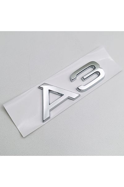 Choice A3 Chrome 1pcs 3d Abs Chrome S Line A1 A2 A3 A4 A5 A6 A7 A8 Logo Emblem Auto Badge Trunk Decal For A
