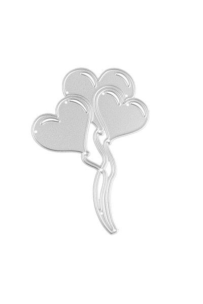 Choice Dc-2590-a Metal Die Cuts Love Heart Balloon Cutting Dies Stencil Diy Cutting Template Scrapbooking