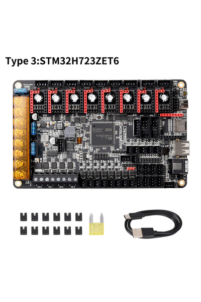 Choice مع TMC2209x8 Octopus Pro H723 BIGTREETECH Octopus PRO V1.0 /V1.1 اللوحة الأم المدمجة TMC2209 Rasp